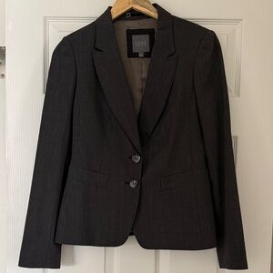 The Limited Luxe Dark Pinstripe Women's Tailored Blazer